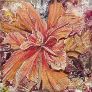Hibiscus Acrylic oil on canvas