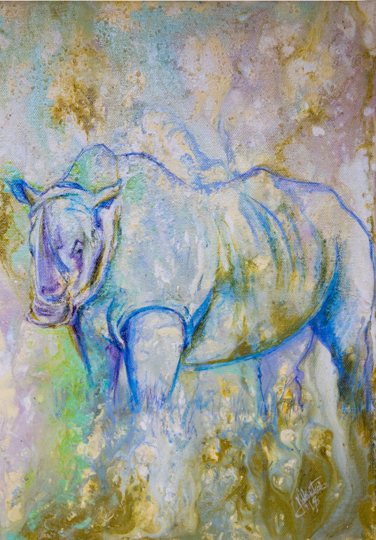 the last rhino painting