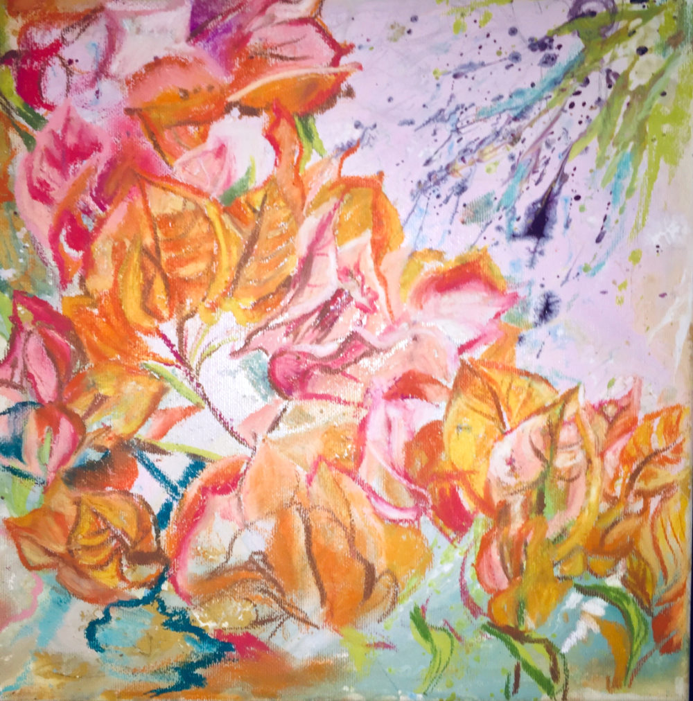 bougainvillea painting