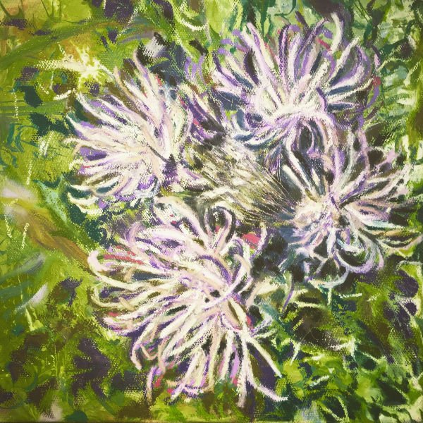 thistle painting