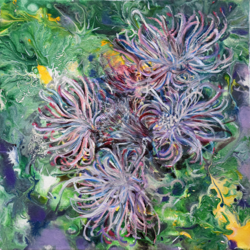 thistle painting